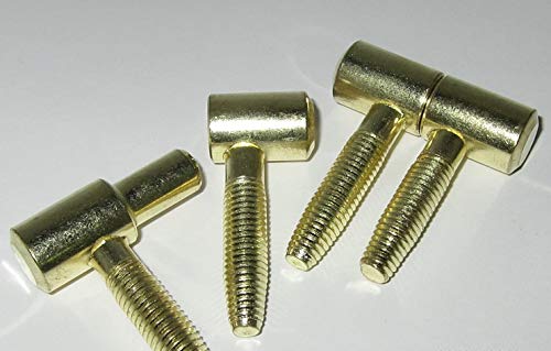 Einbohrband f. Möbeltüren, vermessingt, Ø 13 mm, 2 Stk., 0321056 von Meister