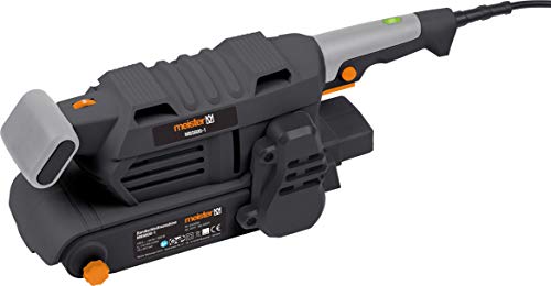 Meister Bandschleifer 600 W, MBS600-1 - Schleiffläche 150 x 75 mm - Drehzahl-Vorwahl & stufenlose Drehzahlregulierung - Staubabsaugung - Bandjustierung / Tellerschleifer mit Schleifband K80 / 5455650 Meister Bandschleifer 600 W, MBS600-1 - Schleiffläche 150 x 75 mm - Drehzahl-Vorwahl & stufenlose Drehzahlregulierung - Staubabsaugung - Bandjustierung / Tellerschleifer mit Schleifband K80 / 5455650 von Meister