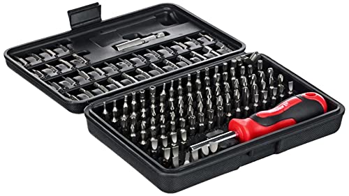Meister Bit-Set 130-teilig - Chrom-Vanadium-Stahl - Gängige Standard- & Sicherheits-Bits - In praktischer Kunststoffbox / Bit-Satz für Schaubarbeiten / Bit-Sortiment / Schrauber-Bits / 3385430 Meister Bit-Set 130-teilig - Chrom-Vanadium-Stahl - Gängige Standard- & Sicherheits-Bits - In praktischer Kunststoffbox / Bit-Satz für Schaubarbeiten / Bit-Sortiment / Schrauber-Bits / 3385430 von Meister