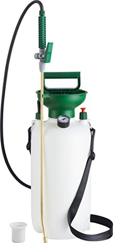 Meister Drucksprüher - 5 L Füllmenge - Hochwertige Messing-Düse - Mit Manometer & Überdruckventil - Bequemer Tragegurt - Geeignet für Pflanzenschutzmittel / Drucksprühgerät / Pumpsprüher / 9930810 Meister Drucksprüher - 5 L Füllmenge - Hochwertige Messing-Düse - Mit Manometer & Überdruckventil - Bequemer Tragegurt - Geeignet für Pflanzenschutzmittel / Drucksprühgerät / Pumpsprüher / 9930810 von Meister