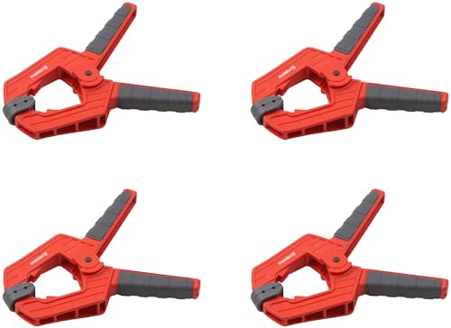 Meister Federzwinge - 75 mm Spannweite - 4 Stück - Bewegliche Spannbacken - Sicheres & einhändiges Fixieren von Werkstücken / Profi-Leimzwinge / Universalklemme / Montageklemme / 5217110 Meister Federzwinge - 75 mm Spannweite - 4 Stück - Bewegliche Spannbacken - Sicheres & einhändiges Fixieren von Werkstücken / Profi-Leimzwinge / Universalklemme / Montageklemme / 5217110 von Meister