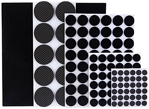 Metafranc Filz-Gleiter-Sortiment 131-teilig - selbstklebend - schwarz / weiß - Effektiver Schutz Ihrer Möbel & Stühle / Möbelgleiter-Set für empfindliche Böden / Stuhlgleiter / Bodengleiter / 281180 Metafranc Filz-Gleiter-Sortiment 131-teilig - selbstklebend - schwarz / weiß - Effektiver Schutz Ihrer Möbel & Stühle / Möbelgleiter-Set für empfindliche Böden / Stuhlgleiter / Bodengleiter / 281180 von Metafranc