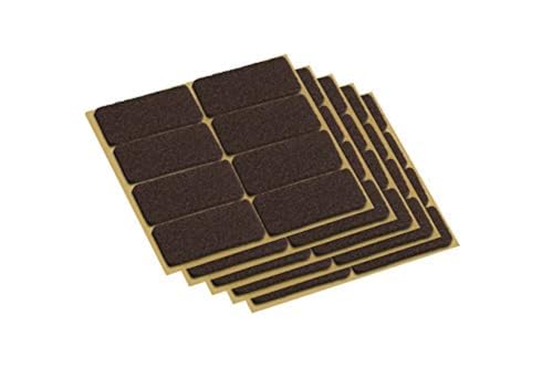Metafranc Filz-Gleiter 22 x 36 mm - selbstklebend - braun - 40 Stück - Effektiver Schutz Ihrer Möbel & Stühle / Möbelgleiter-Set für empfindliche Böden / Stuhlgleiter / Bodengleiter / 645106 Metafranc Filz-Gleiter 22 x 36 mm - selbstklebend - braun - 40 Stück - Effektiver Schutz Ihrer Möbel & Stühle / Möbelgleiter-Set für empfindliche Böden / Stuhlgleiter / Bodengleiter / 645106 von Metafranc