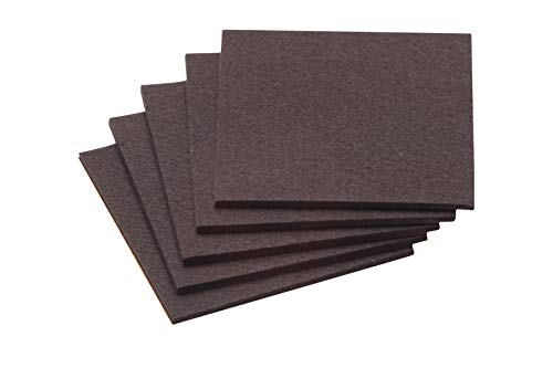 Metafranc Filz-Gleiter 100 x 100 mm - selbstklebend - braun - 5 Stück - Effektiver Schutz Ihrer Möbel & Stühle / Möbelgleiter-Set für empfindliche Böden / Stuhlgleiter / Filz-Zuschnitt / 645336 Metafranc Filz-Gleiter 100 x 100 mm - selbstklebend - braun - 5 Stück - Effektiver Schutz Ihrer Möbel & Stühle / Möbelgleiter-Set für empfindliche Böden / Stuhlgleiter / Filz-Zuschnitt / 645336 von Metafranc