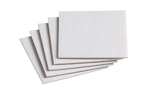 Metafranc Filz-Gleiter 100 x 100 mm - selbstklebend - weiß - 5 Stück - Effektiver Schutz Ihrer Möbel & Stühle / Möbelgleiter-Set für empfindliche Böden / Stuhlgleiter / Filz-Zuschnitt / 645346 Metafranc Filz-Gleiter 100 x 100 mm - selbstklebend - weiß - 5 Stück - Effektiver Schutz Ihrer Möbel & Stühle / Möbelgleiter-Set für empfindliche Böden / Stuhlgleiter / Filz-Zuschnitt / 645346 von Metafranc