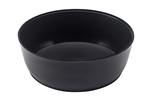 Meister Gipsbecher Ø 150 x 50 mm - schwarz - Zylindrische Form - Starre Ausführung - Robuster Kunststoff - Zum Anrühren von Gips, Spachtelmasse & Co. / Anrührbecher / Gipsschale / 4302000 von Meister