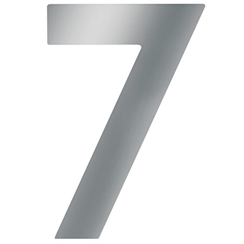Metafranc Hausnummer 7 - Edelstahl - 120 mm - 3D Design - Gute Lesbarkeit - Individuelle Kombinationsmöglichkeiten / Beschriftung / Kennzeichnung / Ziffer / Haustür / Hauswand / Gartentor / 424067 Metafranc Hausnummer 7 - Edelstahl - 120 mm - 3D Design - Gute Lesbarkeit - Individuelle Kombinationsmöglichkeiten / Beschriftung / Kennzeichnung / Ziffer / Haustür / Hauswand / Gartentor / 424067 von Metafranc