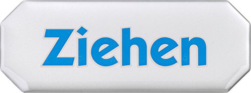 Metafranc Klebeschild "Ziehen" - 107 x 40 mm - 3D-Effekt / Beschilderung / Infoschild / Türschild / Gewerbekennzeichnung / Grundstückskennzeichnung / Orientierung / 506290 Metafranc Klebeschild "Ziehen" - 107 x 40 mm - 3D-Effekt / Beschilderung / Infoschild / Türschild / Gewerbekennzeichnung / Grundstückskennzeichnung / Orientierung / 506290 von Metafranc
