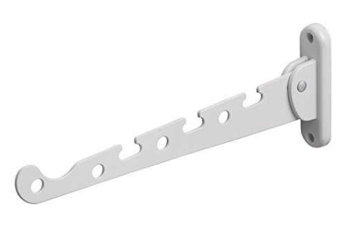Metafranc Kleiderlüfter weiß - 290 x 30 mm - 20 kg Tragkraft - Stabiles Material - Platzsparende Klappfunktion /Kleiderstange / Wandhaken / Klapphaken / Aufhängevorrichtung /0250037 Metafranc Kleiderlüfter weiß - 290 x 30 mm - 20 kg Tragkraft - Stabiles Material - Platzsparende Klappfunktion /Kleiderstange / Wandhaken / Klapphaken / Aufhängevorrichtung /0250037 von Metafranc