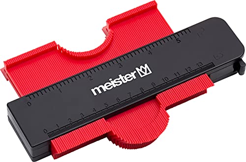 Meister Konturenlehre - 125 mm Arbeitsbreite - Universelle Schablone - Zum präzisen Übertragen von Konturen - Mit Skala & Magnethalterung / Formzeichner zum Bodenverlegen / Profilabtaster / 6208920 Meister Konturenlehre - 125 mm Arbeitsbreite - Universelle Schablone - Zum präzisen Übertragen von Konturen - Mit Skala & Magnethalterung / Formzeichner zum Bodenverlegen / Profilabtaster / 6208920 von Meister