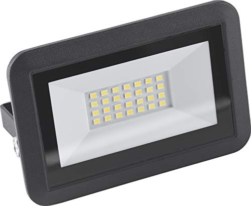 Meister LED-Außenstrahler - schwarz - 20 Watt - 1600 Lumen - Stabiles Aluminiumgehäuse - Zur Festinstallation an Hauswänden - IP65 Strahlwasserschutz / Außenleuchte / Wandfluter / Flutlicht / 7490670 von Meister