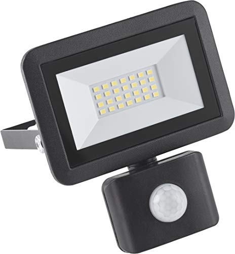 Meister LED-Außenstrahler - schwarz - 20 Watt - 1600 Lumen - Zur Festinstallation an Hauswänden - Mit PIR-Bewegungsmelder - IP44 Spritzwasserschutz / Außenleuchte / Wandfluter / Flutlicht / 7490710 Meister LED-Außenstrahler - schwarz - 20 Watt - 1600 Lumen - Zur Festinstallation an Hauswänden - Mit PIR-Bewegungsmelder - IP44 Spritzwasserschutz / Außenleuchte / Wandfluter / Flutlicht / 7490710 von Meister
