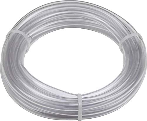 Meister PVC-Schlauch glasklar - 6 m x 10 mm - Ohne Gewebeeinlage - Zum Durchleiten von Luft & Flüssigkeiten - Für drucklose Anwendungen / Luftschlauch / Aquariumschlauch / 9920380, Transparent von Meister