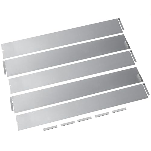 Meister Rasenkante - 5 STK - 1 m lang & 13 cm hoch - Verzinkter Stahl - Einfache Steckmontage - Formbar & langlebig - Ideal zur Beetbegrenzung & Wurzelsperre/Beeteinfassung/Beetumrandung / 9957600 von Meister
