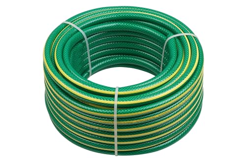 Meister Schlauch Kreuzgewebe, 12,7 mm (1/2 Zoll) - 20 m Länge - Zur Bewässerung kleiner Flächen - Trittfest & Abriebfest - UV-beständig/Gartenschlauch aus Erst-PVC/Wasserschlauch / 9930250 von Meister