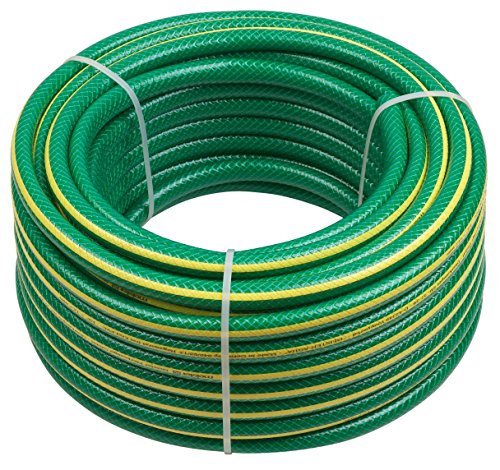 Meister Schlauch Kreuzgewebe, 12,7 mm (1/2 Zoll) - 20 m Länge - Elastisch - Abriebfest - Trittfest / Gartenschlauch aus Erst-PVC / Wasserschlauch / Gewebeschlauch UV-beständig für draußen / 9920250 von Meister