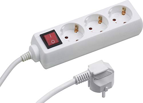 Meister Steckdosenleiste 3-fach - 3 m Kabel - weiß - Kunststoffleitung - IP20 Innenbereich - Schalter / Steckerleiste / Mehrfachsteckdose / Tischsteckdose / Tido 3-fach / 7430230 Meister Steckdosenleiste 3-fach - 3 m Kabel - weiß - Kunststoffleitung - IP20 Innenbereich - Schalter / Steckerleiste / Mehrfachsteckdose / Tischsteckdose / Tido 3-fach / 7430230 von Meister