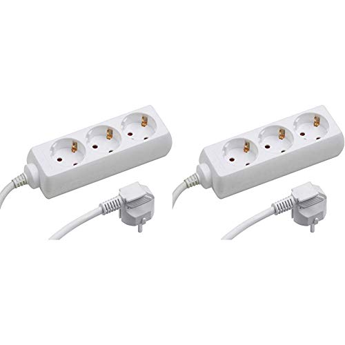 Meister Steckdosenleiste 3-fach - 5 m Kabel - weiß - Kunststoffleitung - IP20 Innenbereich / Tido 3-fach & Steckdosenleiste 3-fach - 3 m Kabel - weiß - Kunststoffleitung - IP20 Innenbereich Meister Steckdosenleiste 3-fach - 5 m Kabel - weiß - Kunststoffleitung - IP20 Innenbereich / Tido 3-fach & Steckdosenleiste 3-fach - 3 m Kabel - weiß - Kunststoffleitung - IP20 Innenbereich von Meister