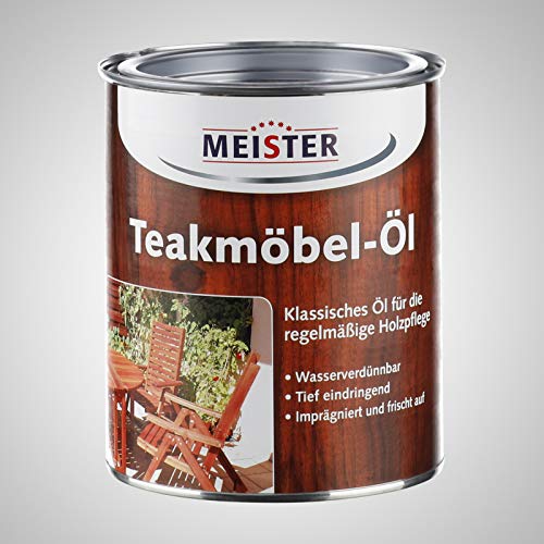 Meister Teakmöbel-Öl Teak 0,75 L von Meister