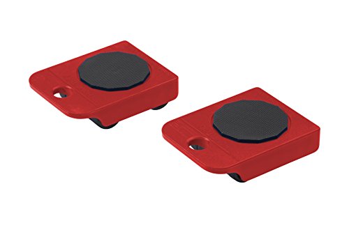 Meister Transportroller - 2 Stück im praktischen Set - Je 150 kg Tragkraft - Anti-Rutsch-Beschichtung - Zum mühelosen Verschieben von Möbeln / Umzugshelfer / Lastenheber / Möbelroller / 419910 von Meister