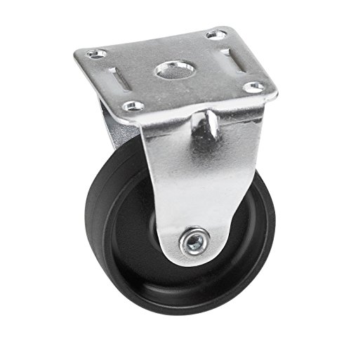 mit Stift und H/ülse TPR-Rad 50 kg Tragkraft // Transportrolle // M/öbelrolle // Containerrolle // Parkettrolle // 800320 Weiche Lauffl/äche Metafranc Doppelrolle /Ø 50 mm Gleitlager