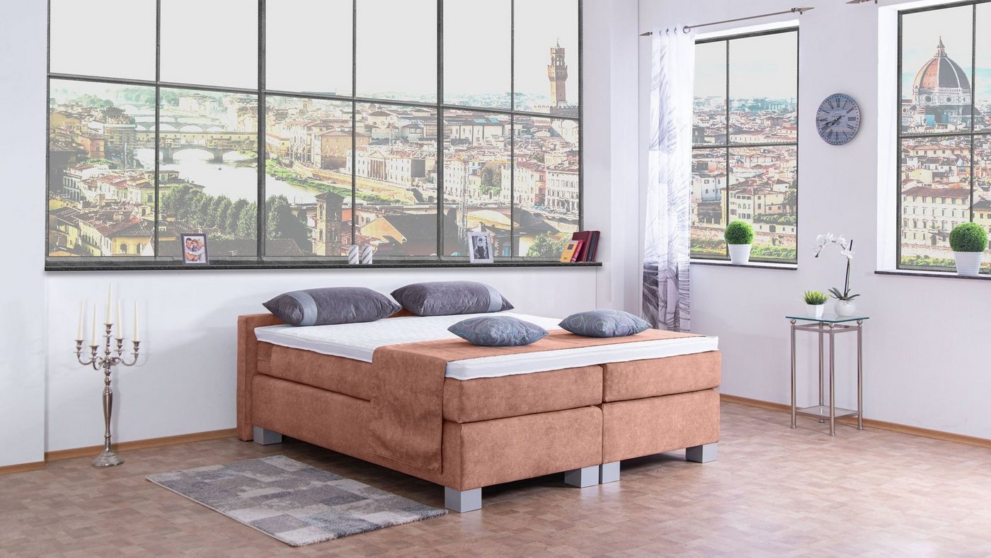 Meisterbetten Boxspringbett City (7-Zonen Taschenfederkernmatratzen, Komfortschaum), Inklusive kostenloser Lieferung und Aufbau von Meisterbetten