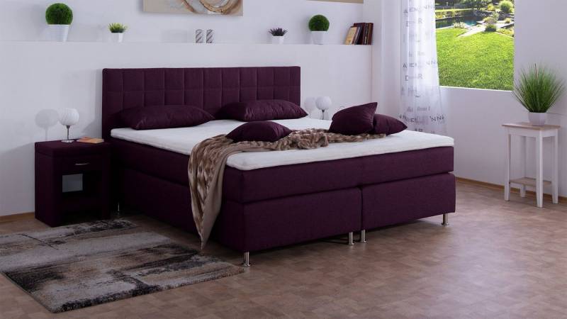 Meisterbetten Boxspringbett Inka (7-Zonen Taschenfederkernmatratzen, Komfortschaum), Inklusive kostenloser Lieferung und Aufbau von Meisterbetten