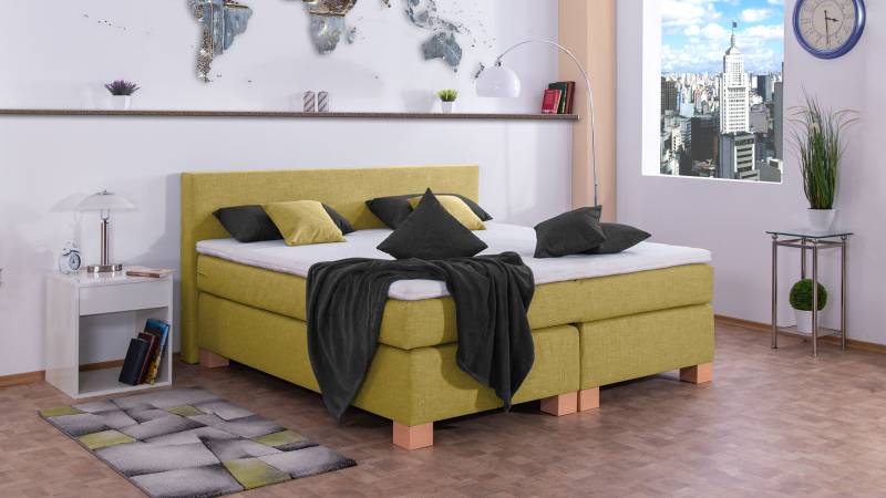 Meisterbetten Boxspringbett Vita 100x200 in W-Bambus, Matratzenbezug Nano, Komfortschaum-Topper Meisterbetten Boxspringbett Vita 100x200 in W-Bambus, Matratzenbezug Nano, Komfortschaum-Topper von Meisterbetten