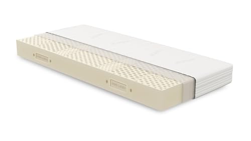 Latexmatratze 100x200 - Domi - H3 - RG65-7 Zonen - 18 cm - Mittelweich - Matratze 100x200 von Meisterschlaf