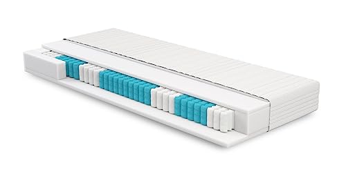 Meisterschlaf Federkernmatratze 100x220 - Roy - H3 bis 100kg - Allergiker - Schwitzen - 7-Zonen - Mittelfest - Taschenfederkern 100x220 Meisterschlaf Federkernmatratze 100x220 - Roy - H3 bis 100kg - Allergiker - Schwitzen - 7-Zonen - Mittelfest - Taschenfederkern 100x220 von Meisterschlaf