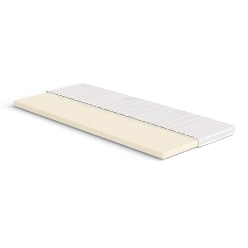 Meisterschlaf Latex Topper 60x180 cm (BxL) - Tencel 3D - Mittelweich - Höhe 7 cm - OEKOTEX - RG 65 kg/m³ - Made in Germany von Meisterschlaf