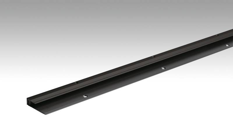 MEISTER Abschlussprofil Typ 201 (6,5 bis 16 mm) Schwarz eloxiert 2510 - 1000 mm von Meisterwerke
