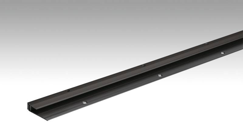 MEISTER Abschlussprofil Typ 201 (6,5 bis 16 mm) Schwarz eloxiert 2510 - 2700 mm von Meisterwerke