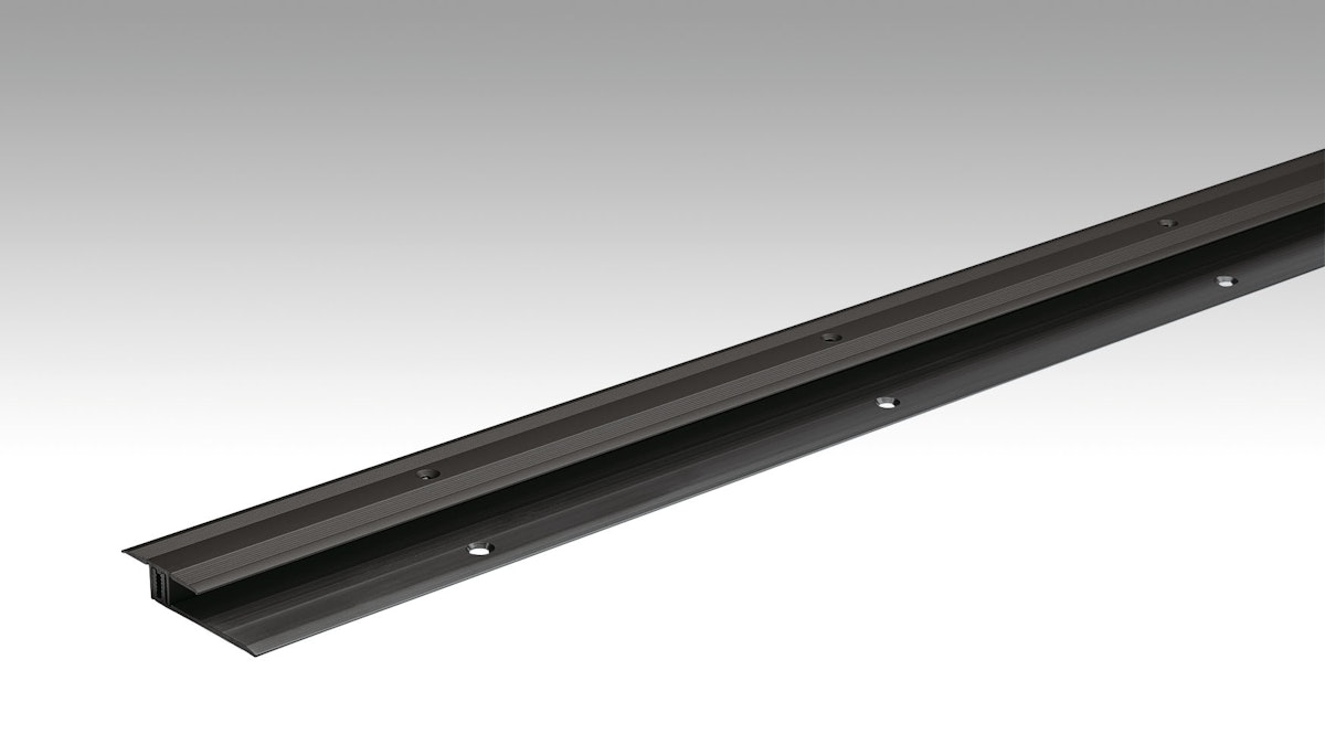 MEISTER Übergangsprofil Typ 202 (6,5 bis 16 mm) Schwarz eloxiert 2510 - 2700 x 34 mm von Meisterwerke