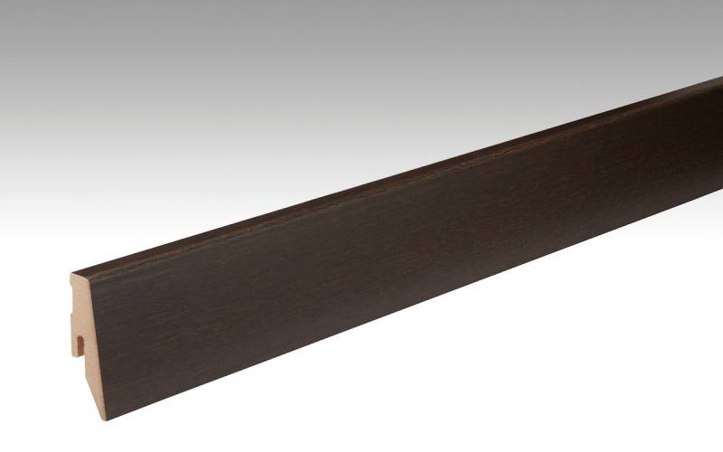 MEISTER Fußleiste Profil 3 PK Eiche schwarzbraun 1009 für Parkettböden - 2380 x 60 x 20 mm von Meisterwerke