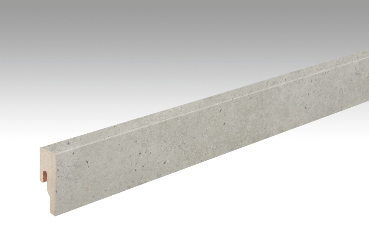 MEISTER Fußleiste Profil 8 PK Beton 7321 für Designböden - 2380 x 50 x 18 mm von Meisterwerke