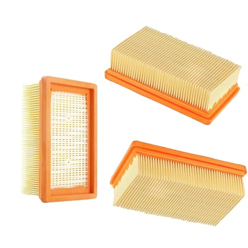 3 Stück für Kärcher Staubsauger Filter,für Kärcher Staubsauger Mehrzwecksaugern [MV4 MV5 MV6 WD4 WD5 WD6] Filter Ersatz von Meiturzhen