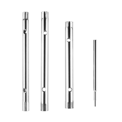 Rohrsteckschlüsselsatz, Rohr-Steckschlüssel-Set 4-tlg 8x9/10x11/12x13mm mit Drehdorn&Drehstange Werkzeugstahl für Wasserhahn-Montage Nahtlose Hohlschaft-Doppelstecker für Sechskantmuttern&Untertisch Rohrsteckschlüsselsatz, Rohr-Steckschlüssel-Set 4-tlg 8x9/10x11/12x13mm mit Drehdorn&Drehstange Werkzeugstahl für Wasserhahn-Montage Nahtlose Hohlschaft-Doppelstecker für Sechskantmuttern&Untertisch von Meiturzhen