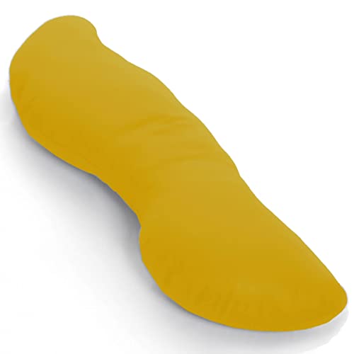 Kissenbezug für Centa Star Hippo Seitenschläferkissen Bezug in der Farbe 67-Sonnengelb - aus 96% Baumwolle und 4% Elasthan - Made in Germany von Meivita