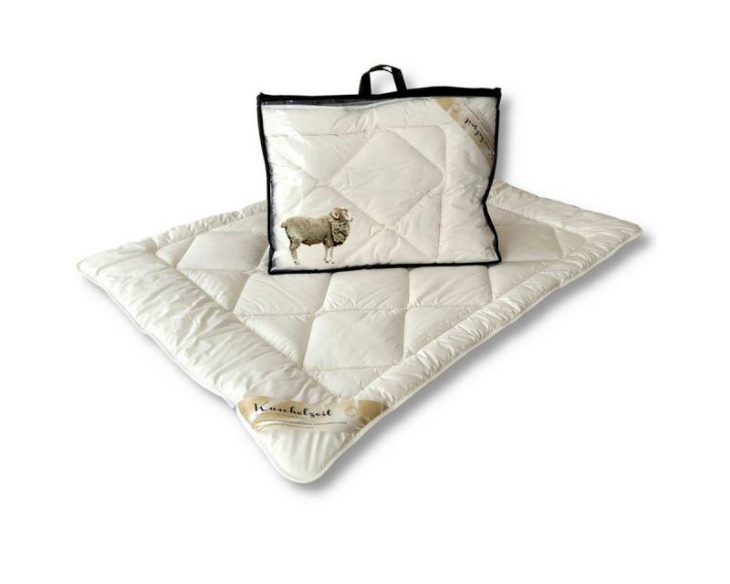 Meivita Naturhaarbettdecke Merino Schafschurwolle Winterdecke Winterbett, Füllung: 100% Wolle, Bezug: 100% Baumwolle, Bettdecke Hergestellt in Deutschland von Meivita