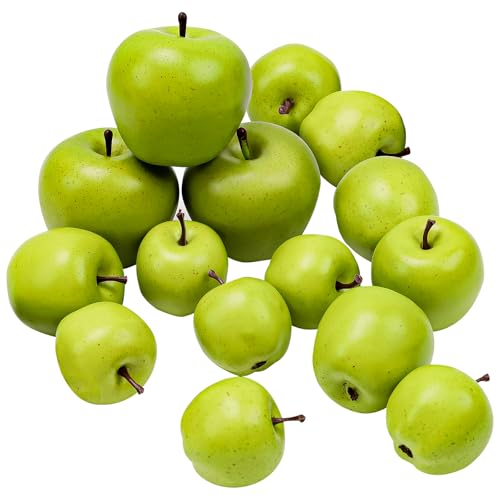 Meiwlong 15Pcs künstliche Äpfel Gefälschte Früchte Schaumstoff Kunststoff Apfeldekorationen Faux Simulation Apples Decor Startseite Haus Party Küche Fotografie Prop Hochzeit Dekoration-Grün Meiwlong 15Pcs künstliche Äpfel Gefälschte Früchte Schaumstoff Kunststoff Apfeldekorationen Faux Simulation Apples Decor Startseite Haus Party Küche Fotografie Prop Hochzeit Dekoration-Grün von Meiwlong