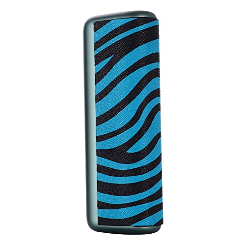 Mekeran Weiche PU-Ledertasche für IQOS ILUMA Prime. (Zebra Blau) von Mekeran