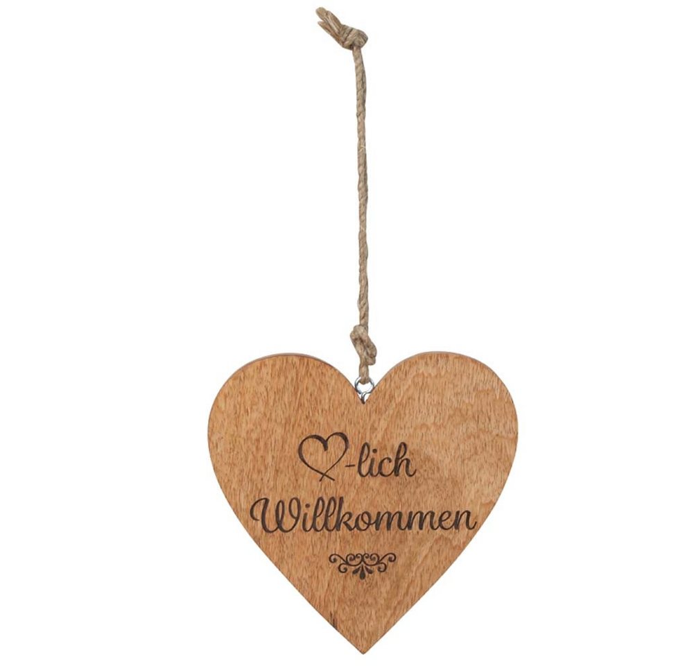 Mel-O-Design Dekohänger Dekoherz aus Holz (Holz Herz zum aufhängen, kleines Geschenk Geburtstag, Muttertag), mit liebevollen Sprüchen von Mel-O-Design