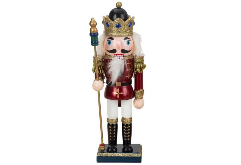 Mel-O-Design Nussknacker Wunderschöne Deko Nussknacker Figur Weihnachtsdeko, (H: ca. 25 cm), Weihnachtsfigur aus Holz von Mel-O-Design