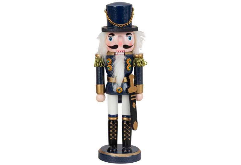Mel-O-Design Nussknacker Wunderschöne Deko Nussknacker Figur Weihnachtsdeko, (H: ca. 25 cm), Weihnachtsfigur aus Holz von Mel-O-Design