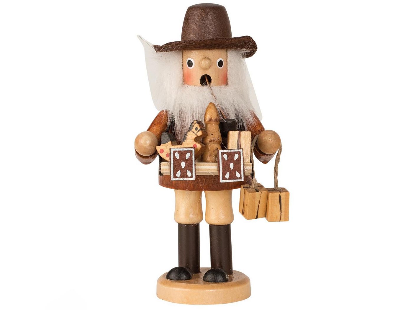 Mel-O-Design Räuchermännchen 6906 Räuchermännchen mit Bauchladen, (1 St) von Mel-O-Design