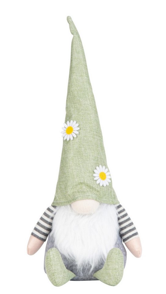 Mel-O-Design Wichtel Frühling Sommer Zwerg Gnom mit Blumenmütze (Frühlingsdeko, Sommerdeko Herbstdeko Wichtel), mit süßer Knubbelnase und niedlichem Bart von Mel-O-Design
