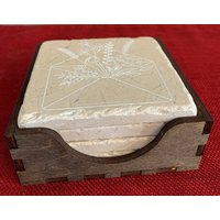 Marmor Untersetzer/Untersetzer Fliese Marmor Untersetzer/Untersetzer Fliese von MelHobDesigns