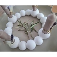 Adventskranz, Bubblekranz Weiß, Raysinkranz, Kerze, Raysin, Adventskranz Kerzenring, Kugelkranz, Mellenkreationen Adventskranz, Bubblekranz Weiß, Raysinkranz, Kerze, Raysin, Adventskranz Kerzenring, Kugelkranz, Mellenkreationen von MelLenKreationen