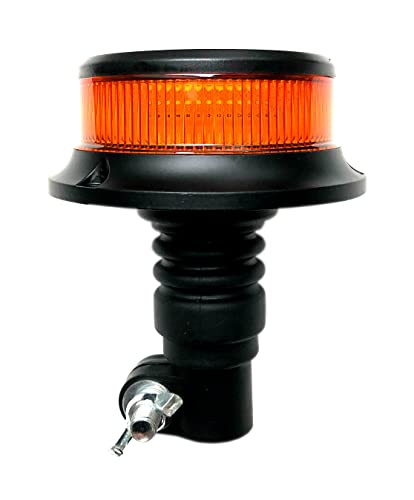 MelTruck® Orange Rundumleuchte Warnleuche 18 LEDs 3x Blitzmuster 12V 24V E9 ECE R65 R10 von MelTruck